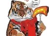 Новогодние открытки с тигром